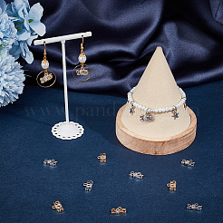 12шт 2 цвета стеклянные подвески KK-SC0005-92