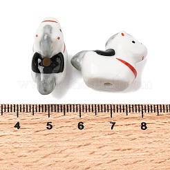 Фарфоровые бусины ручной работы&nbsp;PORC-G015-02B