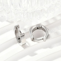 Серьги-кольца из нержавеющей стали 304 с эффектом полировки&nbsp;EJEW-M001-35P