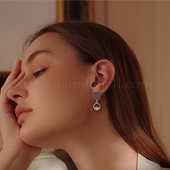 60 шт. деревянные серьги-гвоздики&nbsp;EJEW-FI0003-33C