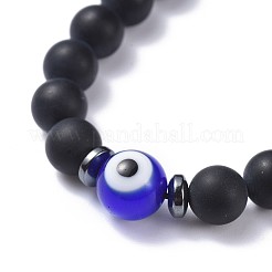 Регулируемые нейлоновые нити плетеные браслеты из бисера BJEW-JB04466-02