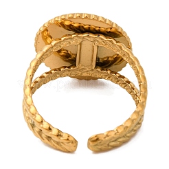 Кольца из натурального смешанного камня&nbsp;RJEW-Q822-34G