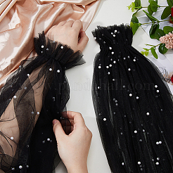 1 пара женских нарукавников из полиэстерового кружева&nbsp;AJEW-HS0001-20