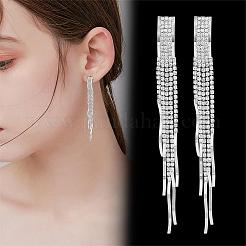 Серьги-люстры с кисточками в стиле бохо JE1070B