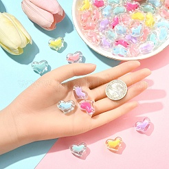 50 шт. Прозрачные акриловые бусины&nbsp;OACR-YW0002-11