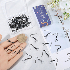 50 шт. крючки для сережек из нержавеющей стали 304&nbsp;STAS-SC0010-74EB