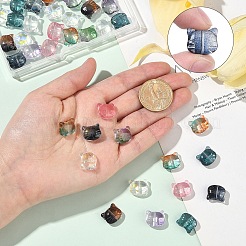 50шт 10 цвета стеклянные бусины&nbsp;GLAA-YW0004-26