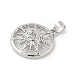 Латунные микро проложить кубического циркония подвески&nbsp;KK-Z111-01P