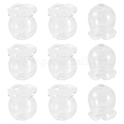 10 шт. стеклянные колпачки для изготовления колокольчиков&nbsp;GLAA-BY0001-05B