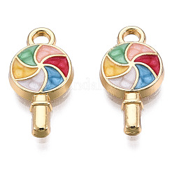 Золотили эмали сплава подвески&nbsp;ENAM-T009-99-RS