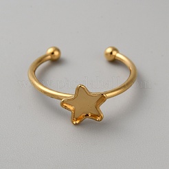 Фурнитура для открытых манжет из нержавеющей стали 304 STAS-WH0036-30D-G