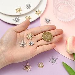 3 шт. 3 стиля латунных подвесок с прозрачными кубическими цирконами&nbsp;KK-YW0003-79G