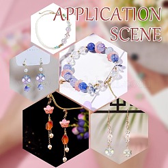 150шт 3 стиля ручной работы бусины лэмпворк&nbsp;LAMP-AR0001-37