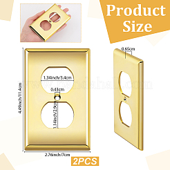 Plaque de prise murale en plastique ABS&nbsp;AJEW-WH0410-464A-01