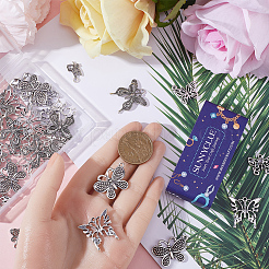 80 шт. 10 стиля подвески из сплава в тибетском стиле&nbsp;TIBE-SC0001-94