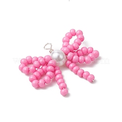 Подвески из стеклянного бисера ручной работы PALLOY-MZ00768-04