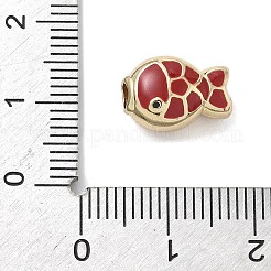 Латунь эмаль бисера KK-K368-18G-04