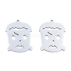 Pendentifs en acier inoxydable 201 anti-ternissement&nbsp;STAS-N098-087P