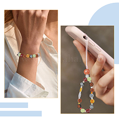 300шт бусины из полимерной глины ручной работы CLAY-DC0001-16