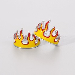 Anillos abiertos de puño de latón esmaltado&nbsp;WG237BA-01