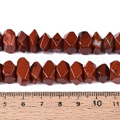 Натуральные красные яшмы бусы пряди G-N327-05-24