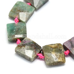 Природные африканские нефритовые бусы пряди G-G106-D05-02