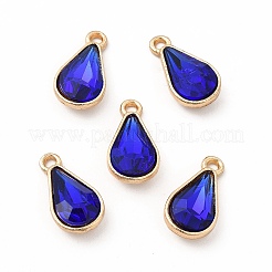 Facettierte Glas Strass Anhänger&nbsp;FIND-G049-01G-02