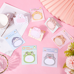 8 шт. 8 стиля милые животные блокнот для заметок клейкие заметки&nbsp;DIY-CP0012-68B