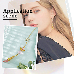 150 шт. железные конусы с бусинами IFIN-SC0001-47