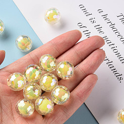 Прозрачные акриловые бусины&nbsp;TACR-S152-14B-A10