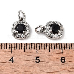 Квадратные медные микро проложить кубических подвески диоксида циркония&nbsp;KK-B102-09P