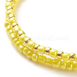 2 Stück Glasperlen-Stretcharmbänder&nbsp;BJEW-JB08088-04