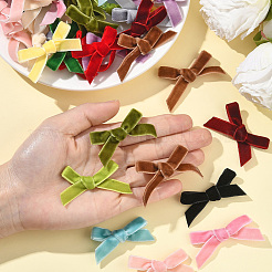 72 шт. 18-х цветный бархатный бант для костюма&nbsp;DIY-SP0004-96