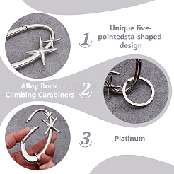 2 шт. Кольца пружинные затворные из сплава&nbsp;FIND-UN0010-10P