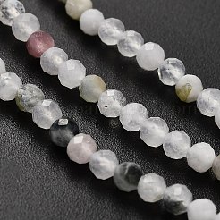 Бусины из натурального радужного лунного камня G-RM2025-A15-3mm