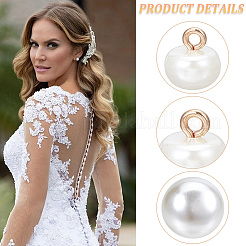 100 шт. пуговицы из искусственного жемчуга&nbsp;BUTT-CY0001-05