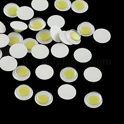 スクラップブッククラフト用品動く目パーツプラスチックカボション  おもちゃのアクセサリー  ミックスカラー  8x3mm&nbsp;KY-S002-8mm-M