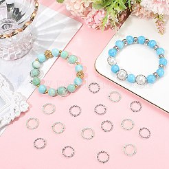 100шт. 2-цветная литая рамка для бусин&nbsp;FIND-SC0017-81