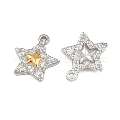 Montatura a stella in acciaio inossidabile 304 con strass&nbsp;STAS-F366-04GP