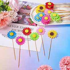 Дерево с бумажными топперами для торта AJEW-TAC0035-11A