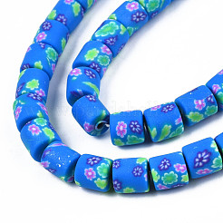 Chapelets de perle en pâte polymère manuel&nbsp;CLAY-T020-10F