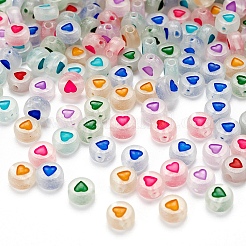 300 шт. Светящиеся акриловые бусины&nbsp;MACR-YW0001-38