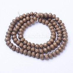 Гальванизируйте прозрачное стекло бисер нитей EGLA-A034-T1mm-U04