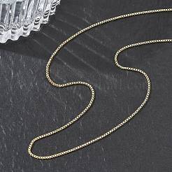 10 Stück 1 mm 304 Edelstahl-Boxkette&nbsp;NJEW-G203-07G