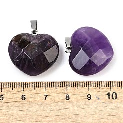 Подвески из натурального аметиста &nbsp;G-A281-02P-12