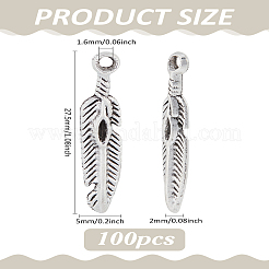 100 шт. Подвески из сплава в тибетском стиле&nbsp;FIND-LP0002-39