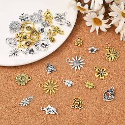 2 сумка 2-х цветных подвесок из сплава в тибетском стиле&nbsp;FIND-YW0007-74