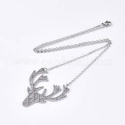 Не тускнеющие подвески из нержавеющей стали 201&nbsp;LS-NJEW-T009-JN093-1-40