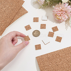 Самоклеящаяся пробковая противоскользящая накладка на стекло&nbsp;AJEW-WH0816-241