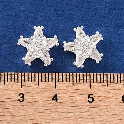 Латунные микропаве из прозрачного кубического циркония&nbsp;KK-S389-22S